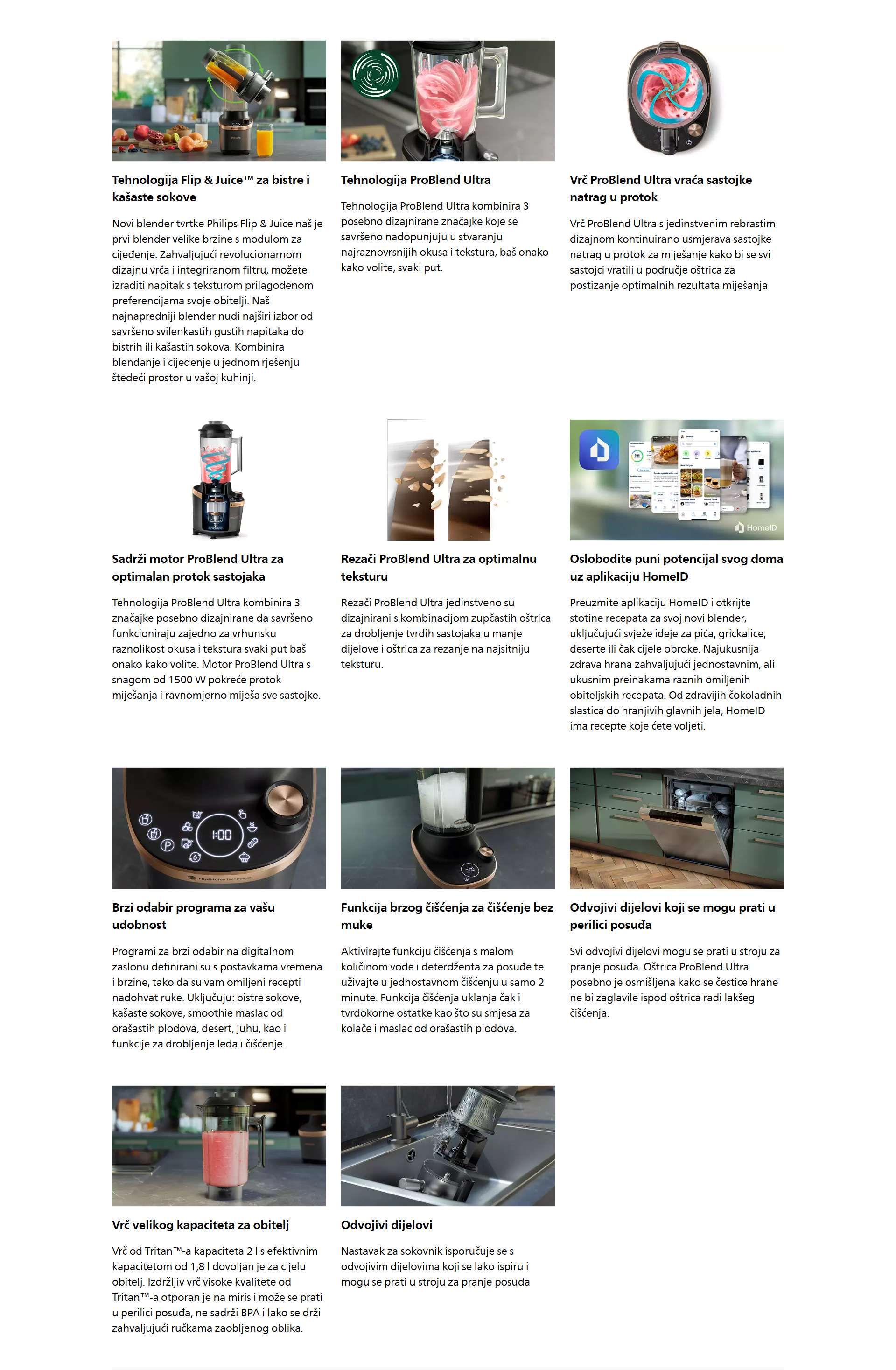 Philips HR3770/00 Flip&Juice blender velike brzine s modulom za cijeđenje